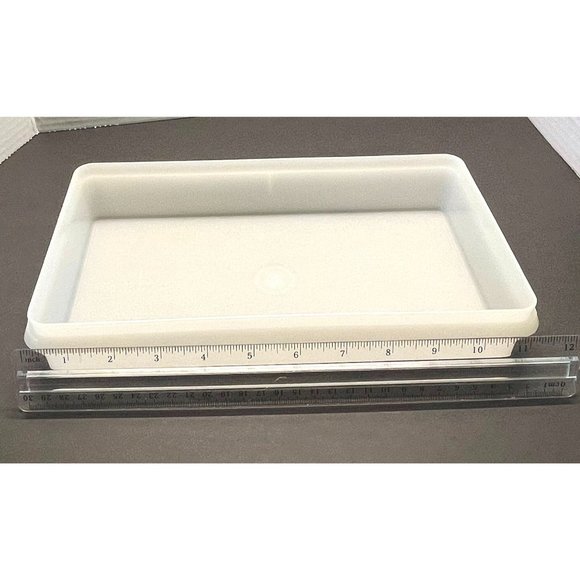 Vintage Tupperware Rectangular Bacon Deli Cold Cuts Keeper 794-12 with Lid - Picture 5 of 13